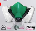 [ESMERILAR / 715010 / GERSON / 8211 / 7700008211 / GUADAÑA / GUADANA / 8211P / SEGURIDAD / PROTECCION] MASCARILLA RESPIRAD MEDIA CARA P95
