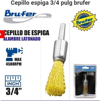 CEPILLO CIRC. ESPIGA 3/4" 70MM C/BRONCE P/ TALADRO