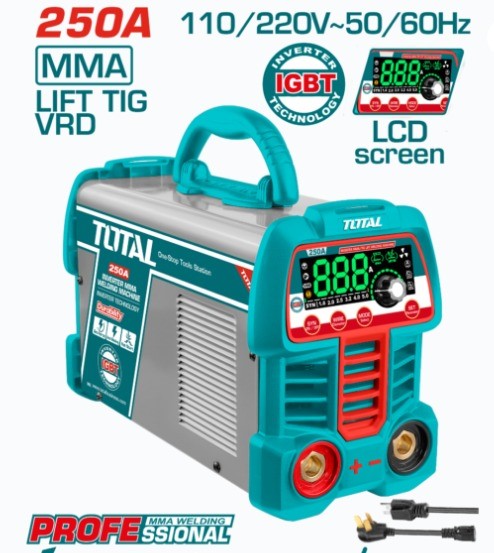 MAQ SOLDAR 250AMP TOTAL TIG LIFT-MMA