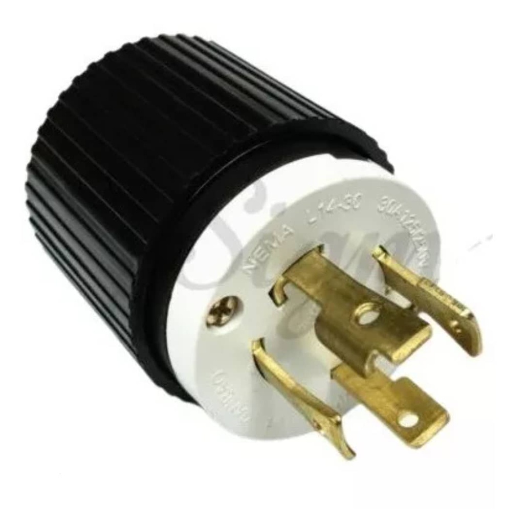ENCHUFE MACHO 4P  30AMP (PLANTAS) 14 L14-30P