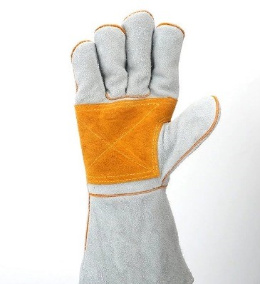 GUANTE 16" CARNAZA (C/MATACH) GRIS