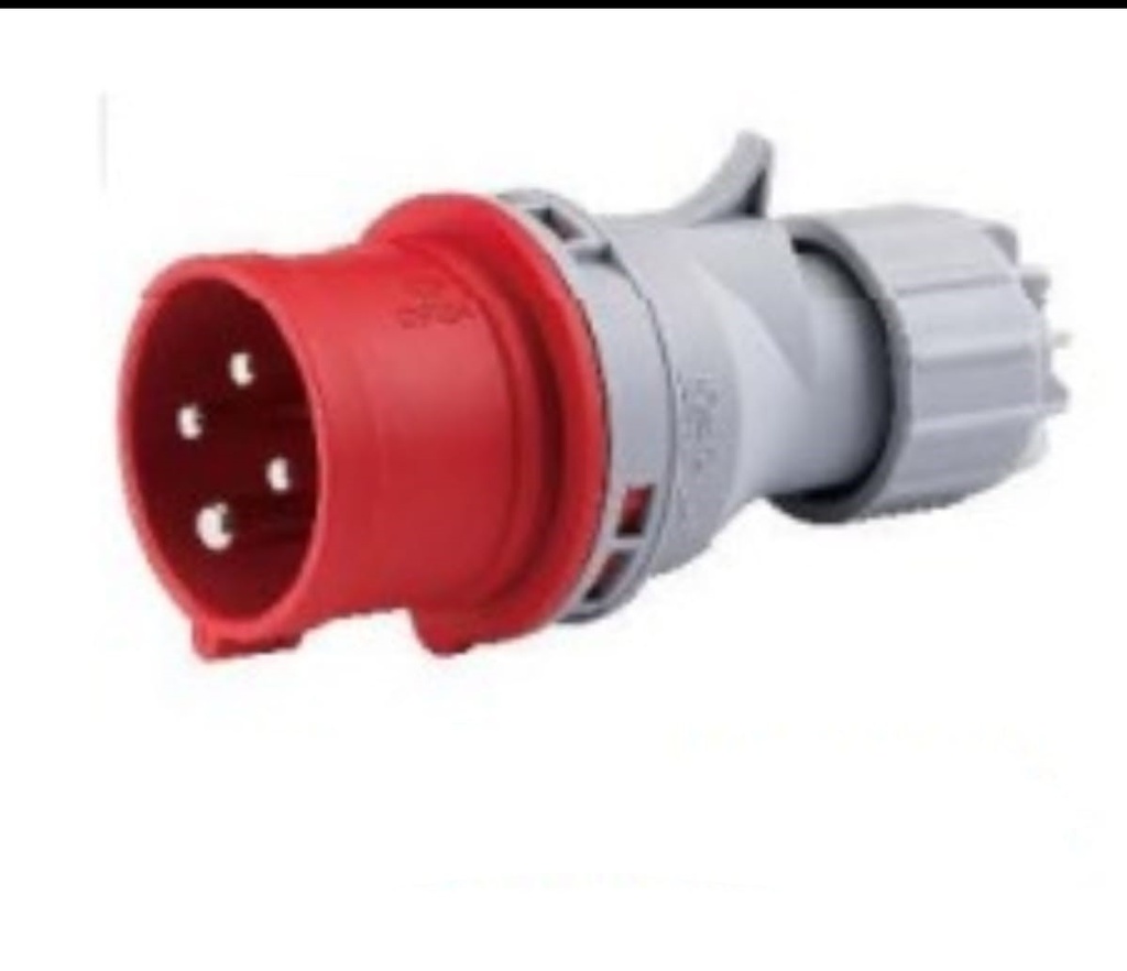 ENCHUFE MACHO 4P  32AMP-415V IP44 (INDUST) PEQ