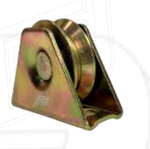 RUEDA PORTON T/ ROLDANA 2,5" -60MM (V)