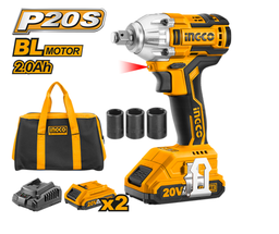 [UCIWLI2001 / MECANICO / LLAIMP] LLAVE  IMPACTO INALAMB 1/2 (320Nw-240Lf) 20V INGCO