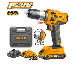 [UCIDLI20012 / TALINA] TALADRO  IMPACTO INALAMB 3/8 20V INGCO